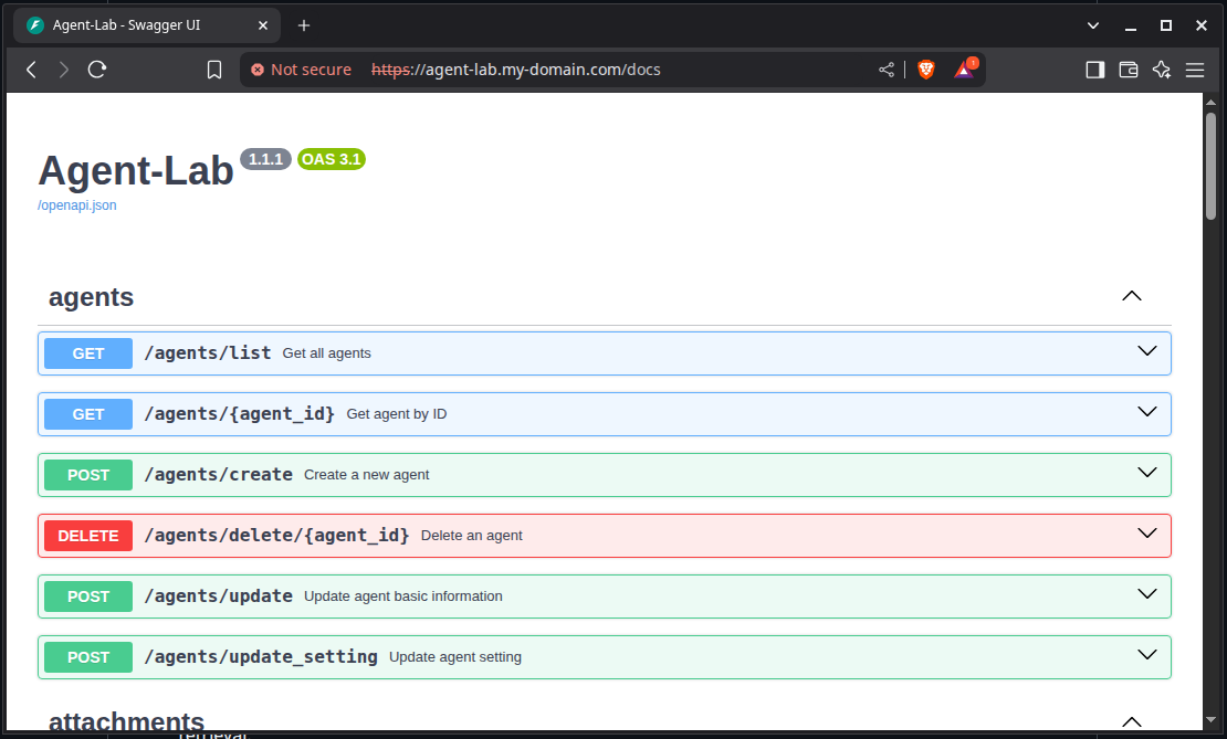 Deployment example