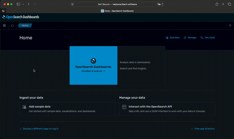 OpenSearch Dashboards Observability